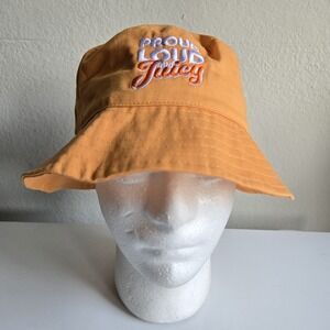 Proud Loud‎ & Juicy Hit Bucket Hat Unisex One Size Orange Sun Cap
